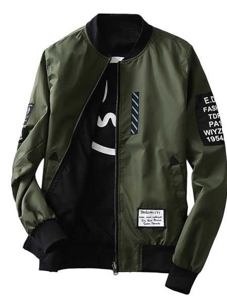 Fabric Bomber Jackets